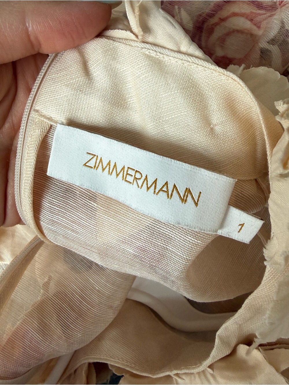 Zimmermann High Tide Lift Off Flower Linen & Silk Minidress - Picture 9 of 10
